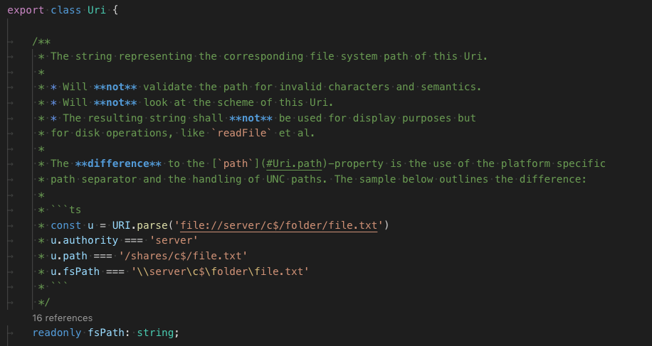 JSDoc Syntax highlighting 