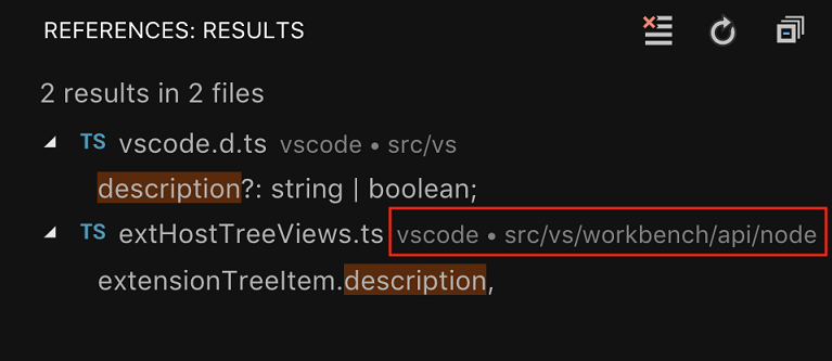 Tree Item Description