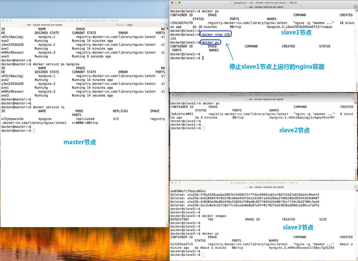 关掉slave1上的nginx容器