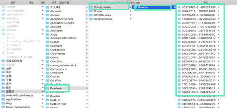 模拟器上APP的缓存文件 沙盒路径