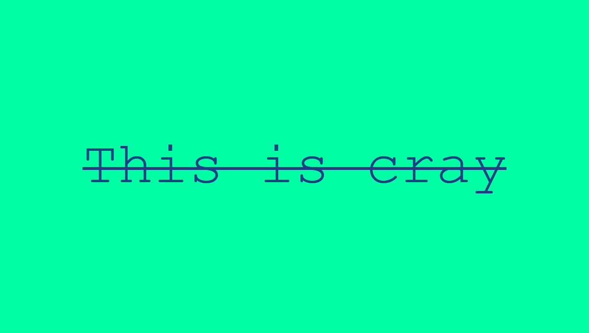 Demo image: Simple Text Glitch