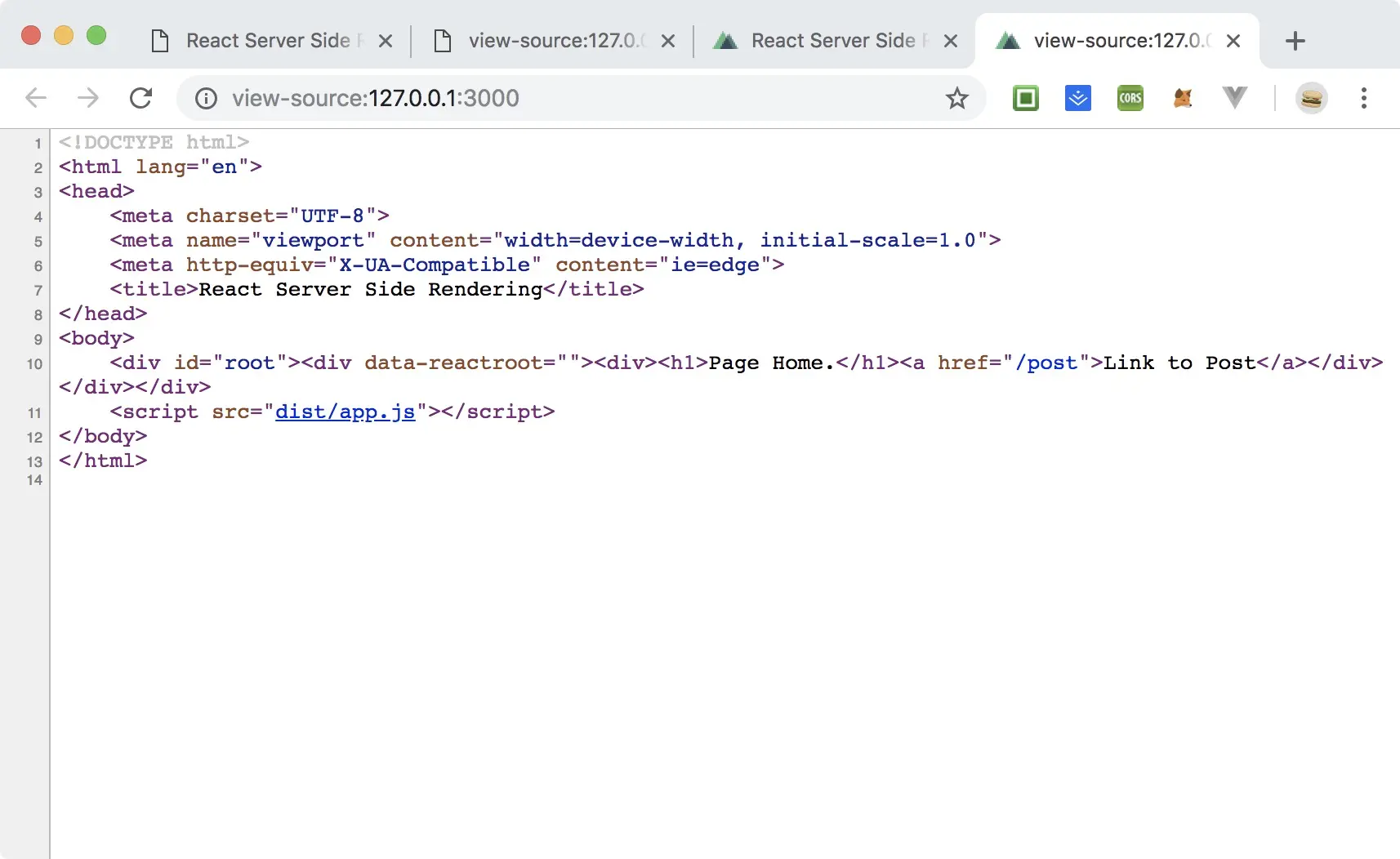 React-Server-Side-Rendering-Source