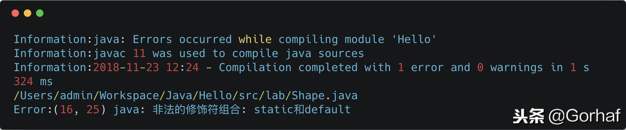 “全栈2019”Java第六十五章：接口与默认方法详解