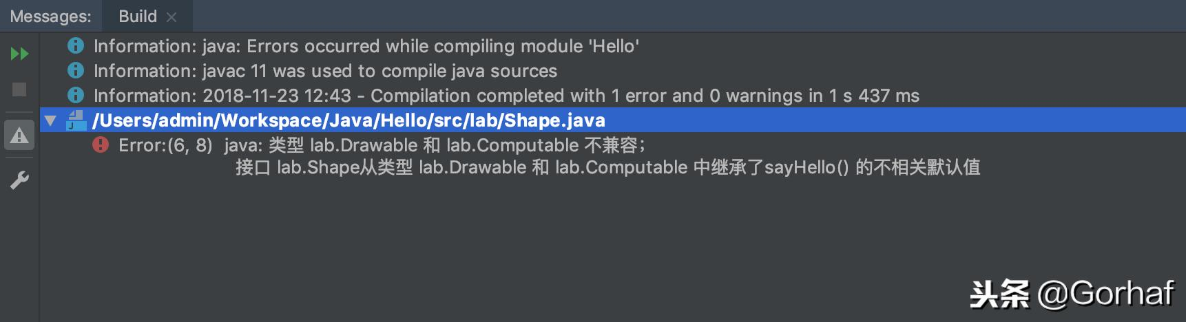 “全栈2019”Java第六十五章：接口与默认方法详解