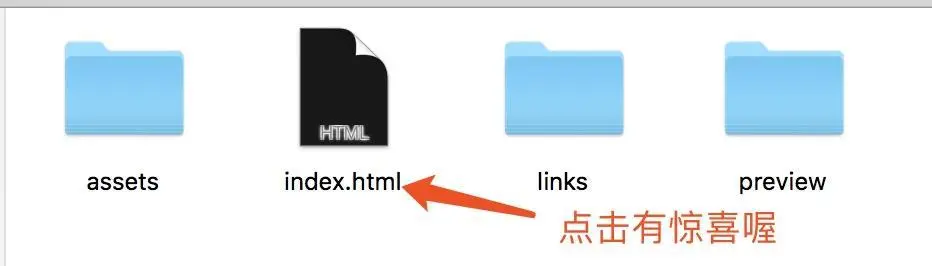 点击图中的index.html