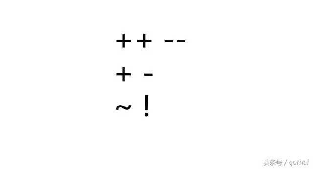 “全栈2019”Java第十八章：一元运算符