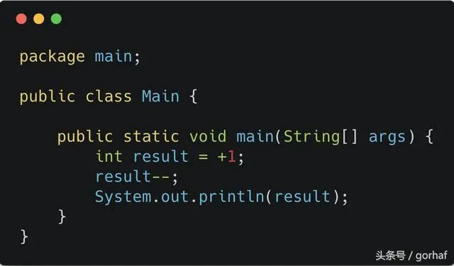 “全栈2019”Java第十八章：一元运算符