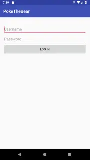 Kotlin login screen