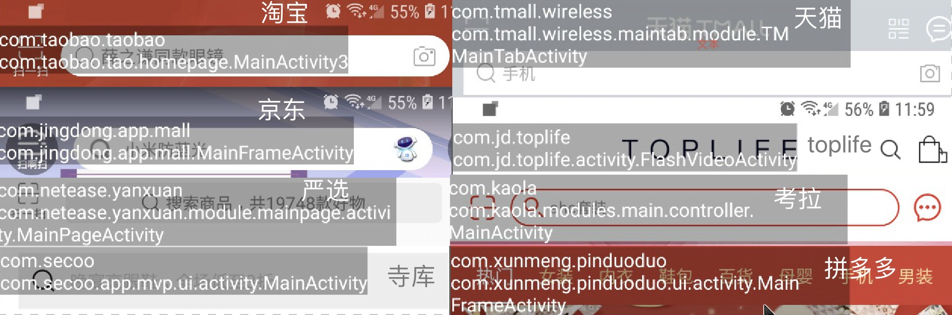 图:竞品对比