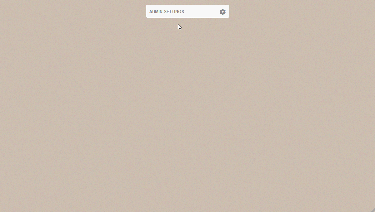 Dropdown Menu UI - GIF Demo