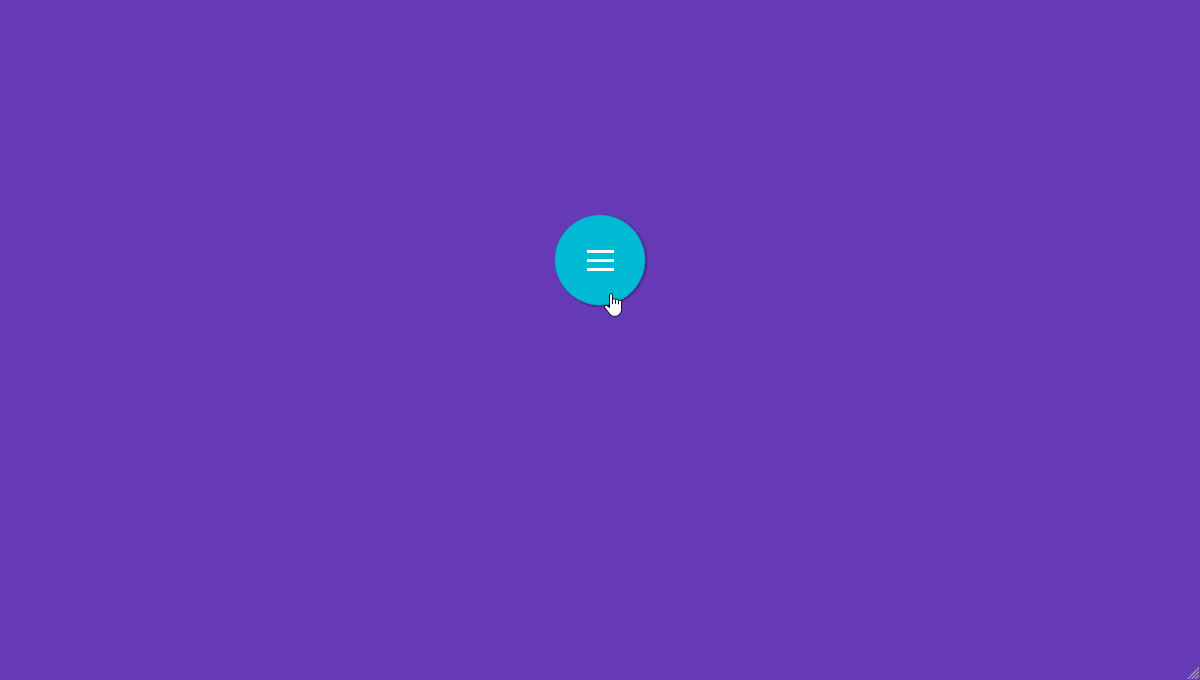 CSS Gooey Menu (Version 3) - GIF Demo
