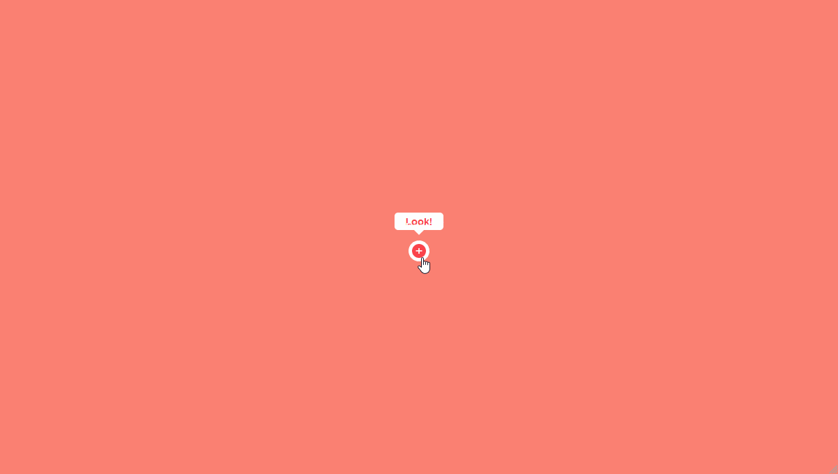 Hidden Menu - GIF Demo