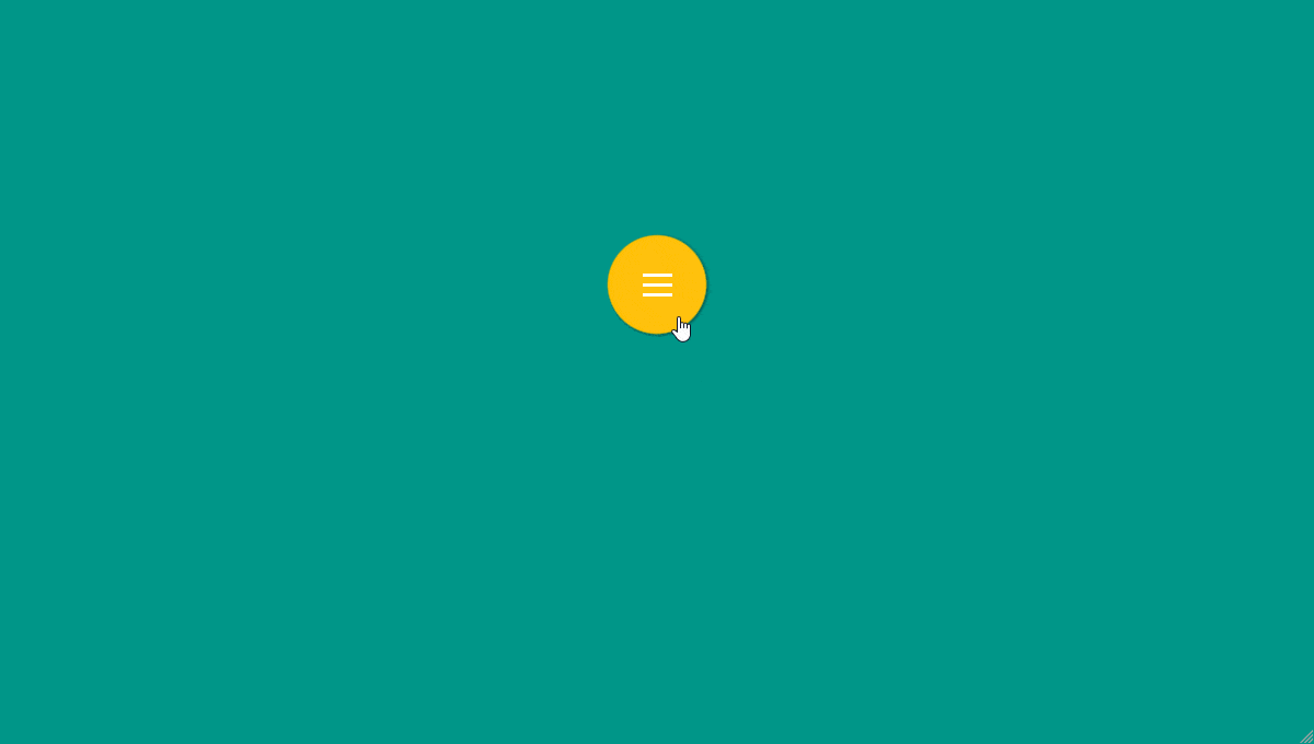 CSS Gooey Menu (Version 4) - GIF Demo