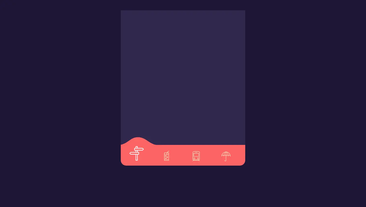 Demo image: Fluid Tab Bar