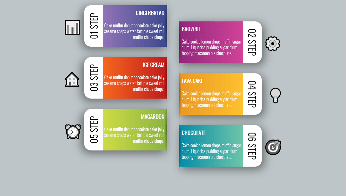 Demo image: Infographic in HTML and CSS