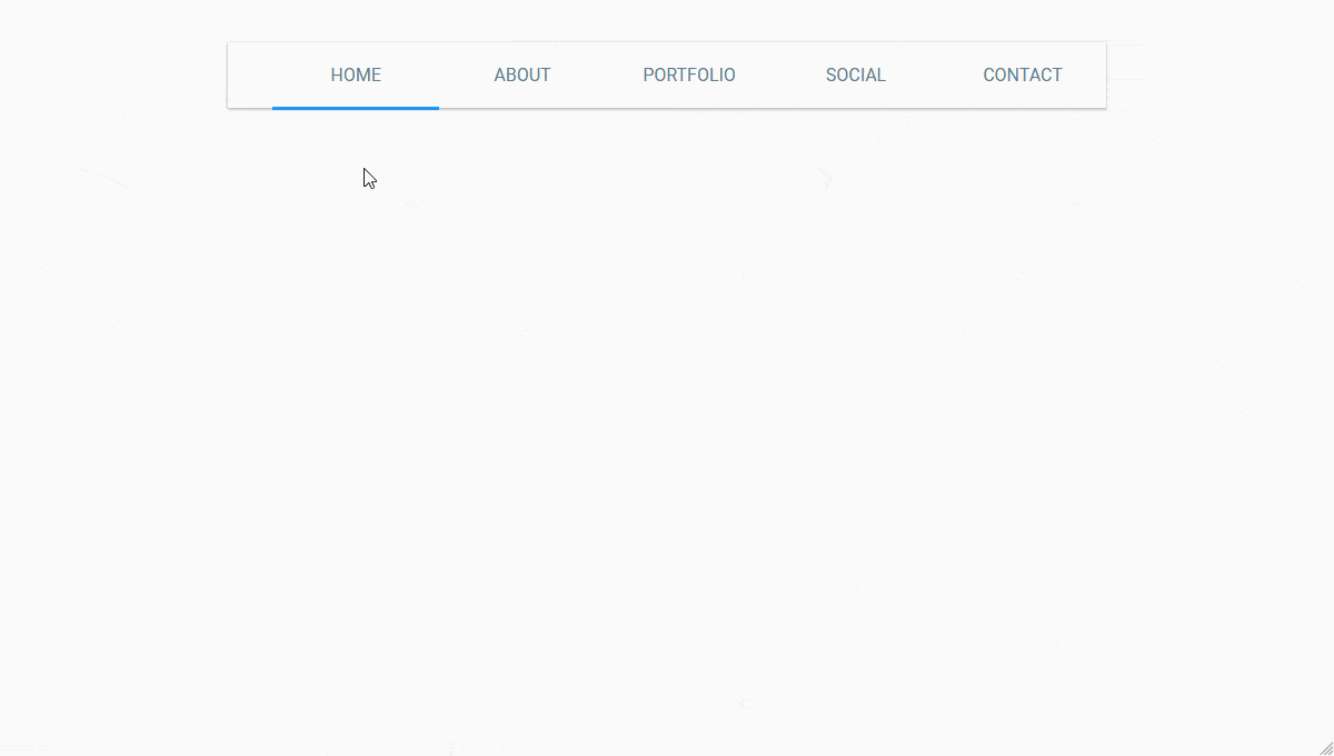 Google Material Design Tab Bar - GIF Demo