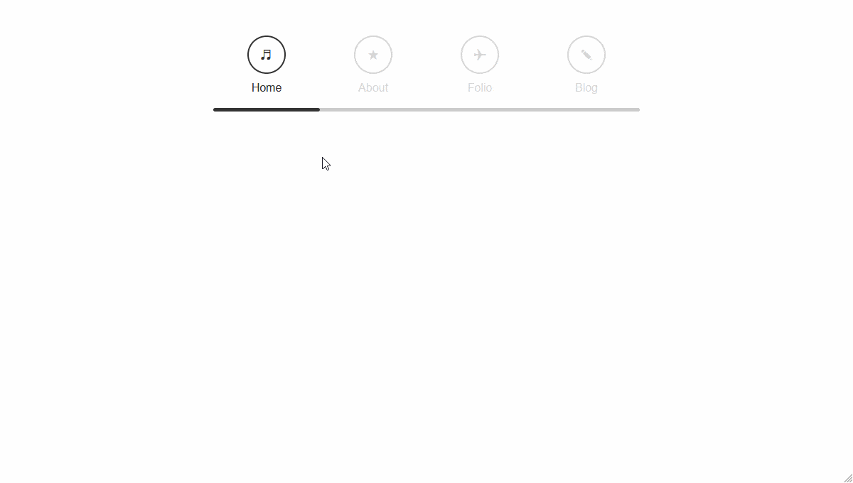 Slide Tab Bar - GIF Demo