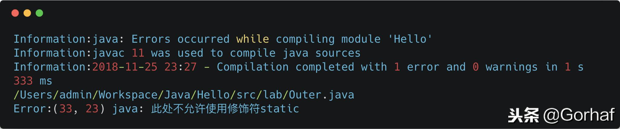 “全栈2019”Java第七十四章：内部类与静态内部类相互嵌套