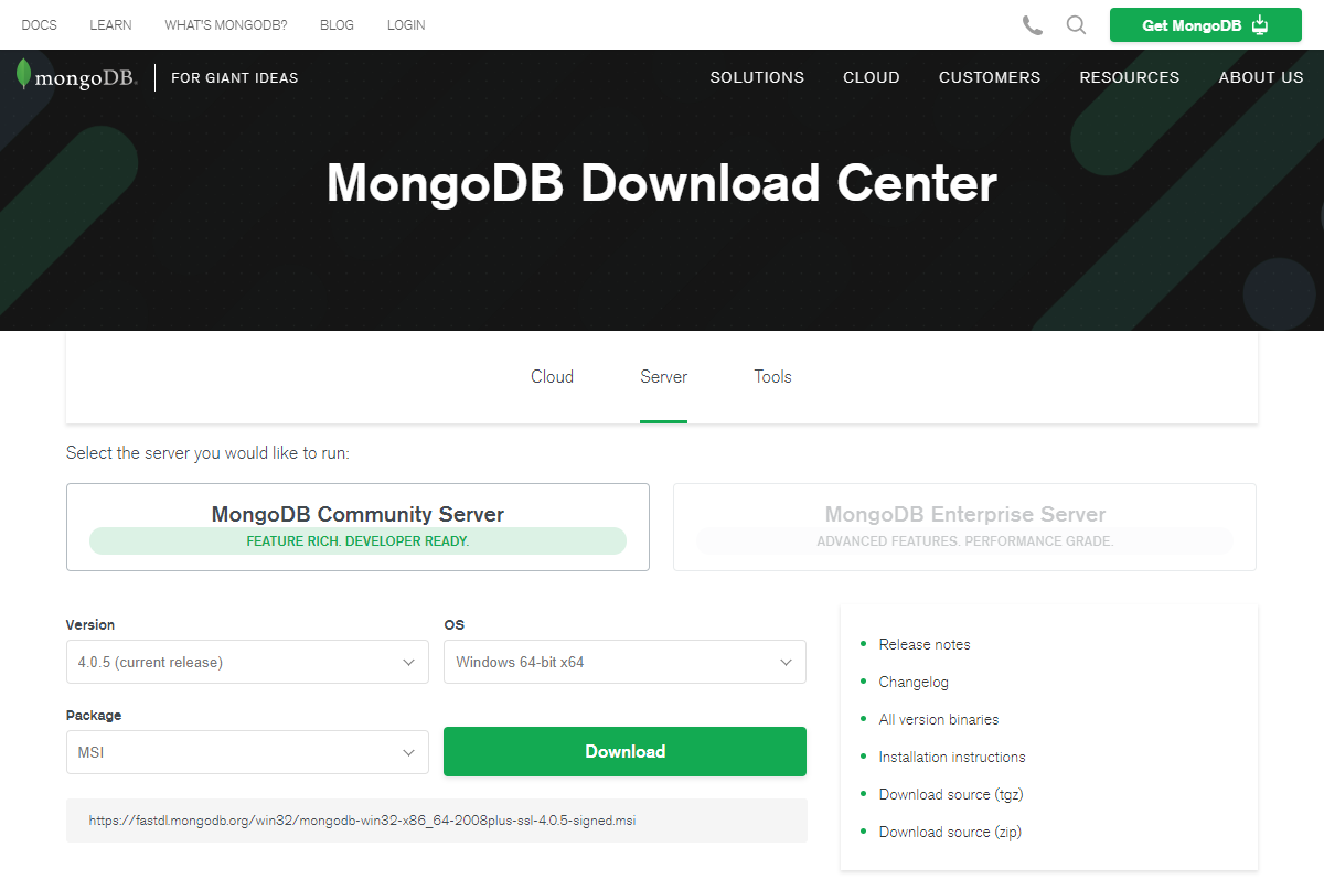 MongoDBServer