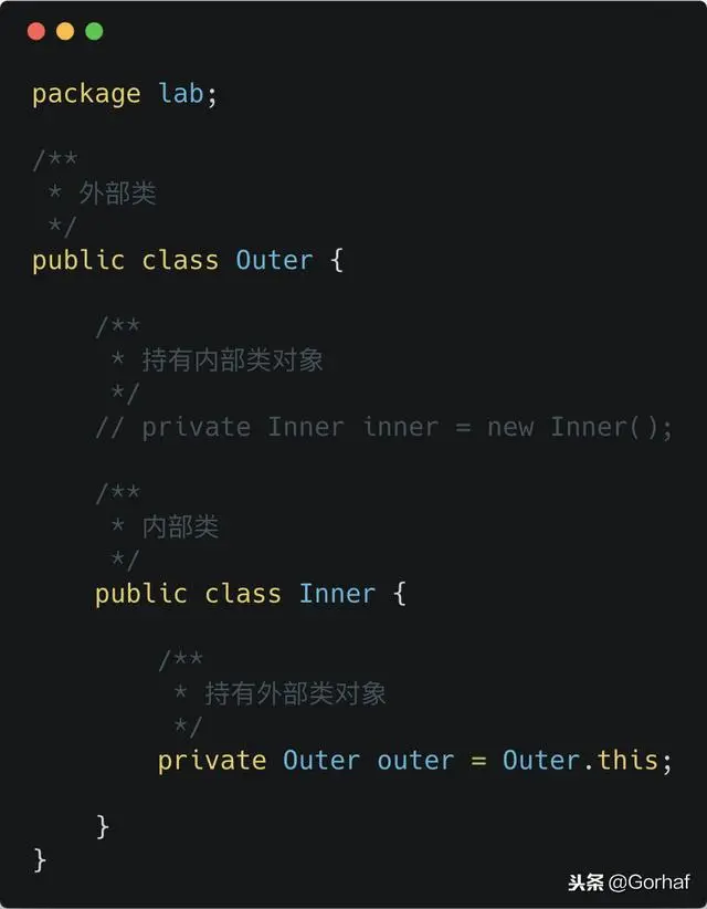 “全栈2019”Java第七十五章：内部类持有外部类对象