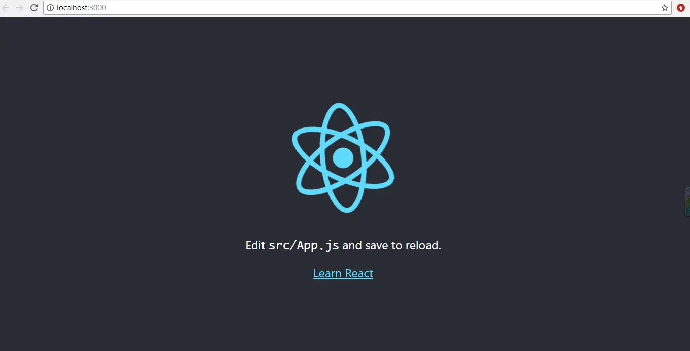 React初始化环境搭建完成