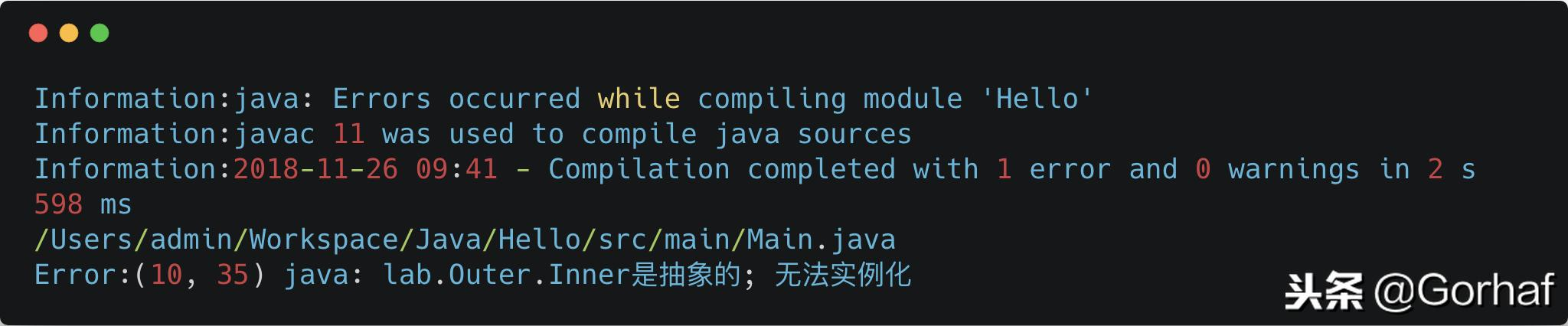 “全栈2019”Java第七十七章：抽象内部类与抽象静态内部类详解
