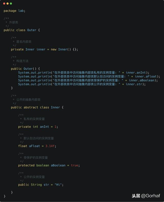 “全栈2019”Java第七十七章：抽象内部类与抽象静态内部类详解