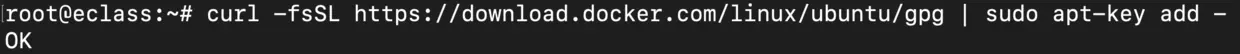 curl -fsSL https://download.docker.com/linux/ubuntu/gpg | sudo apt-key add -