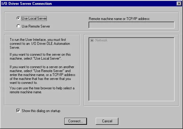 TOP Server 06 I/O Driver Server Connection