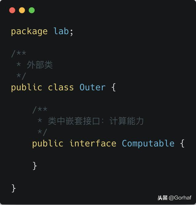 “全栈2019”Java第八十一章：外部类能否访问嵌套接口里的成员？