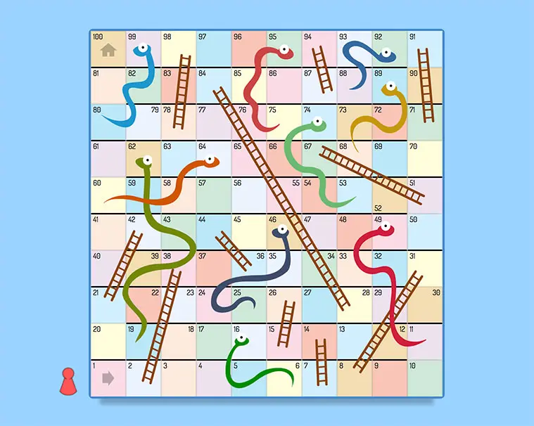 CSS-Snake-&-Ladders