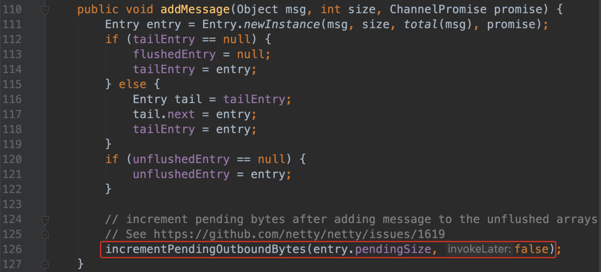 ChannelOutboundBuffer#addMessage