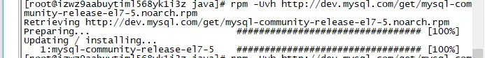 rpm下载mysql