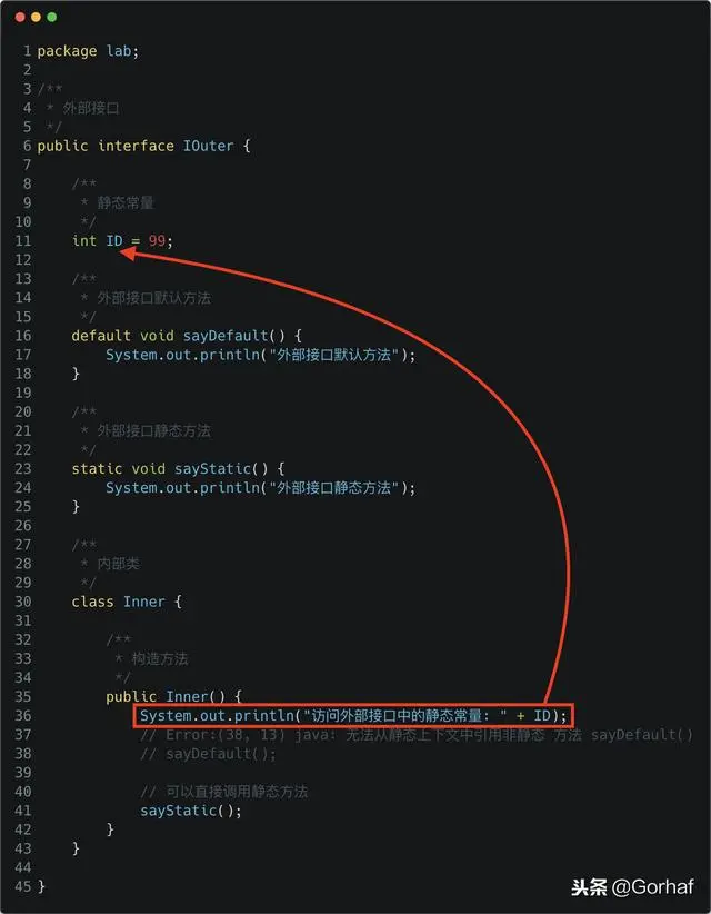 “全栈2019”Java第八十九章：接口中能定义内部类吗？