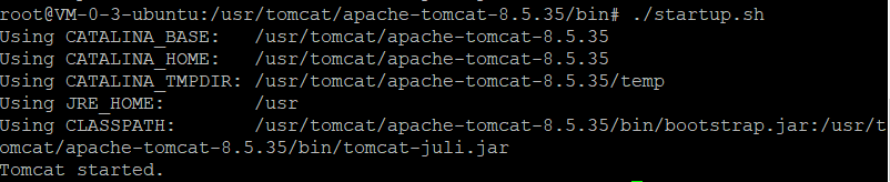开启tomcat
