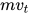 mv_{t}