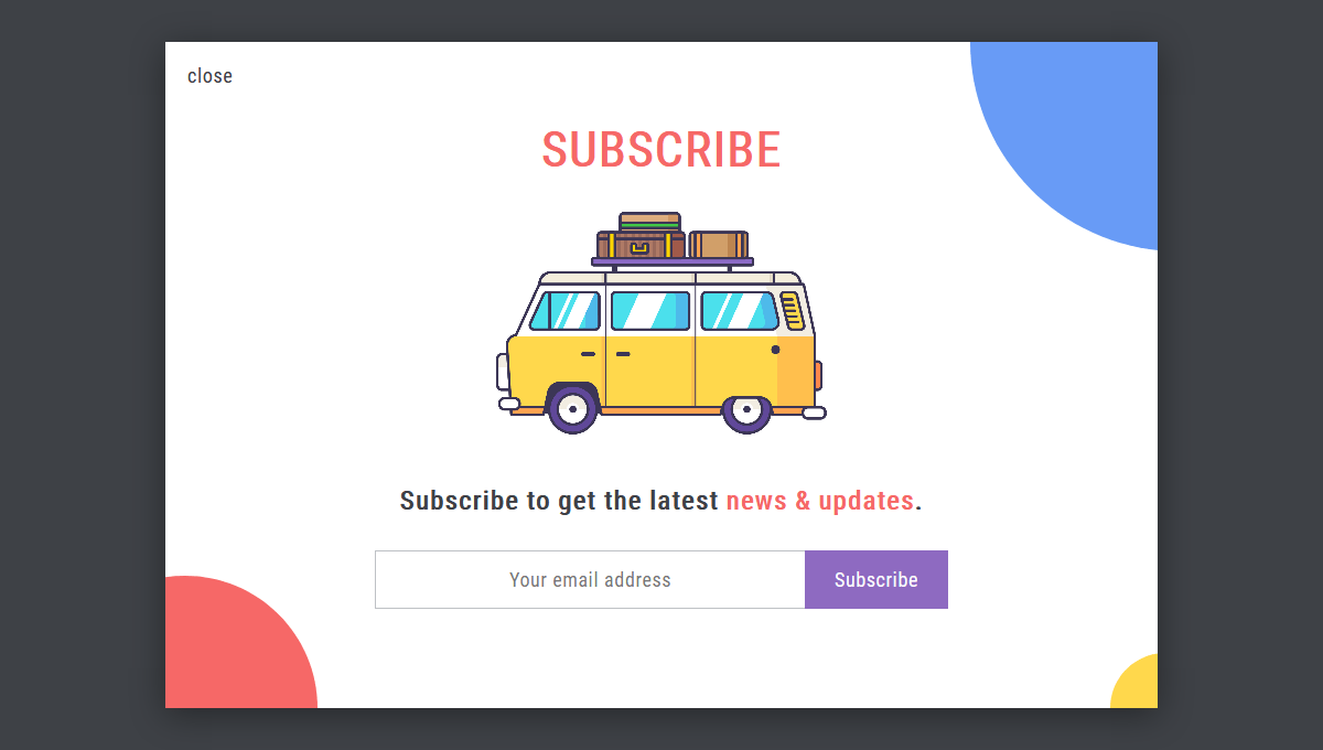 Demo image: Pop-Up Overlay