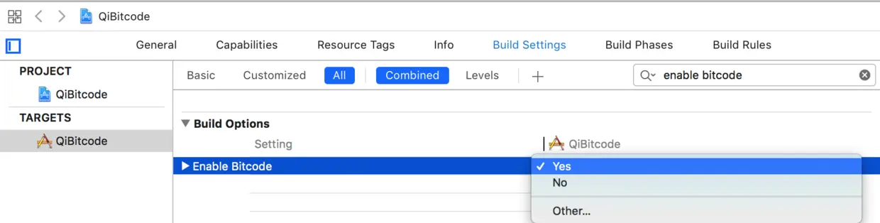 Xcode Bitcode