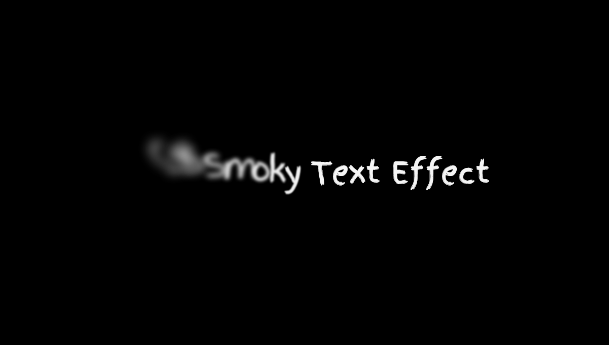 Demo image: Smoky Text