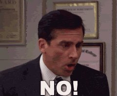 The Office TV show gif, saying