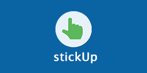 stickUp 能让页面目标元素“固定”在浏览器窗口的顶部