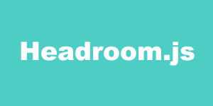 Headroom.js 是一个轻量级、纯 JS 组件，用来隐藏或展现页面上的元素，为你的页面留下更多展示内容的空间。