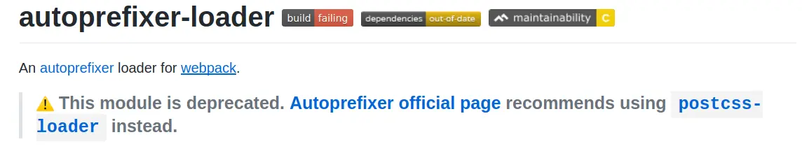 autoprefixer过期了