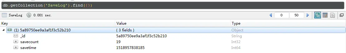 存到mongo里的数据
