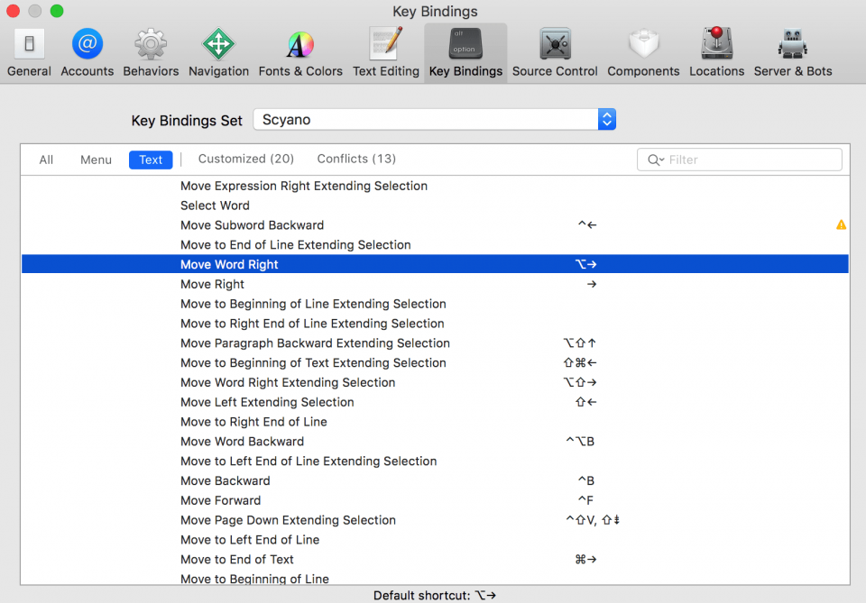 Move subword forward