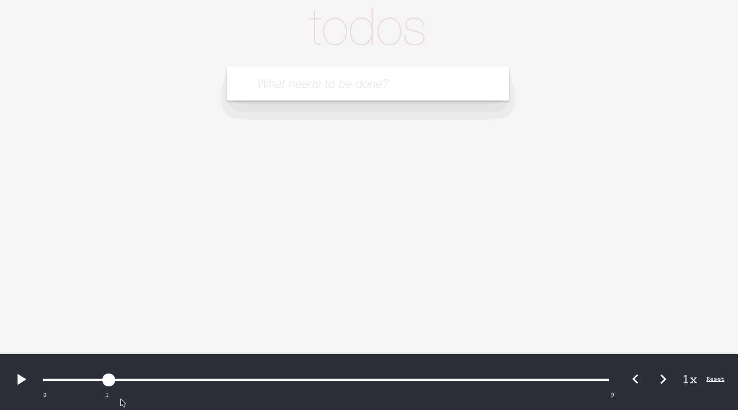 Redux Devtools Time Machine