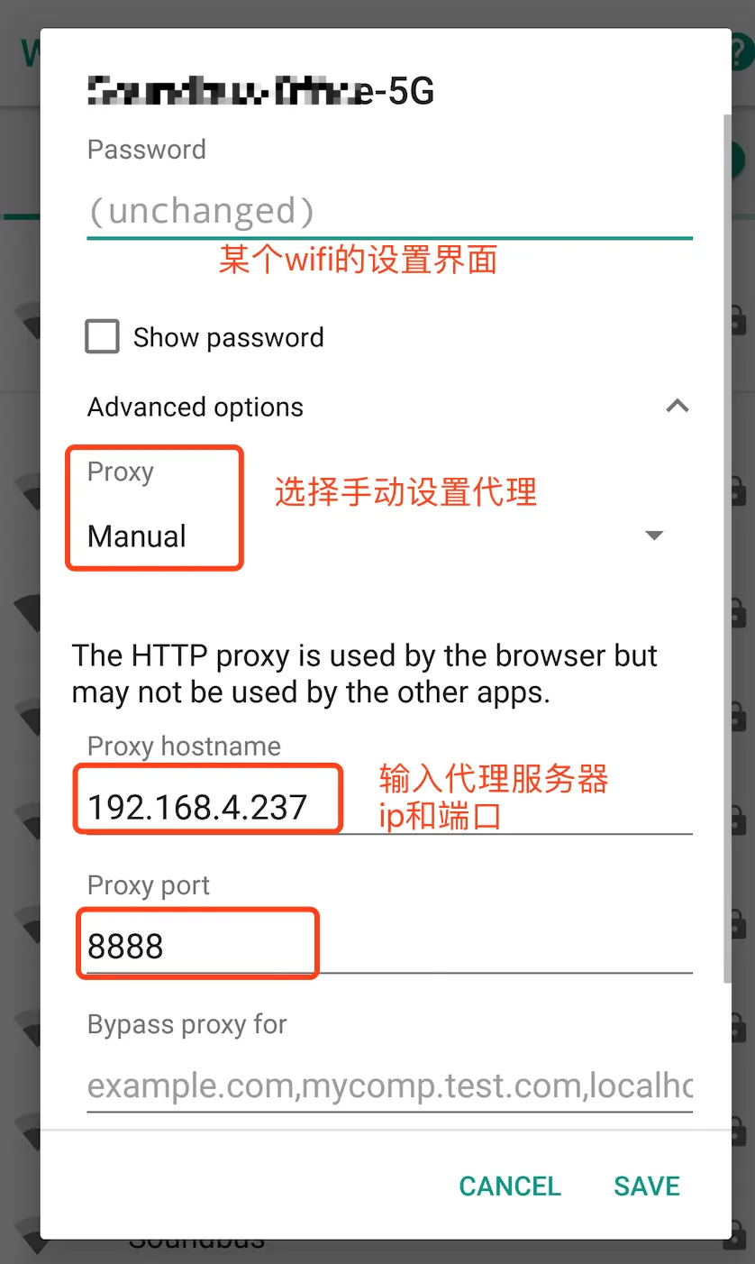 mobile wifi settings