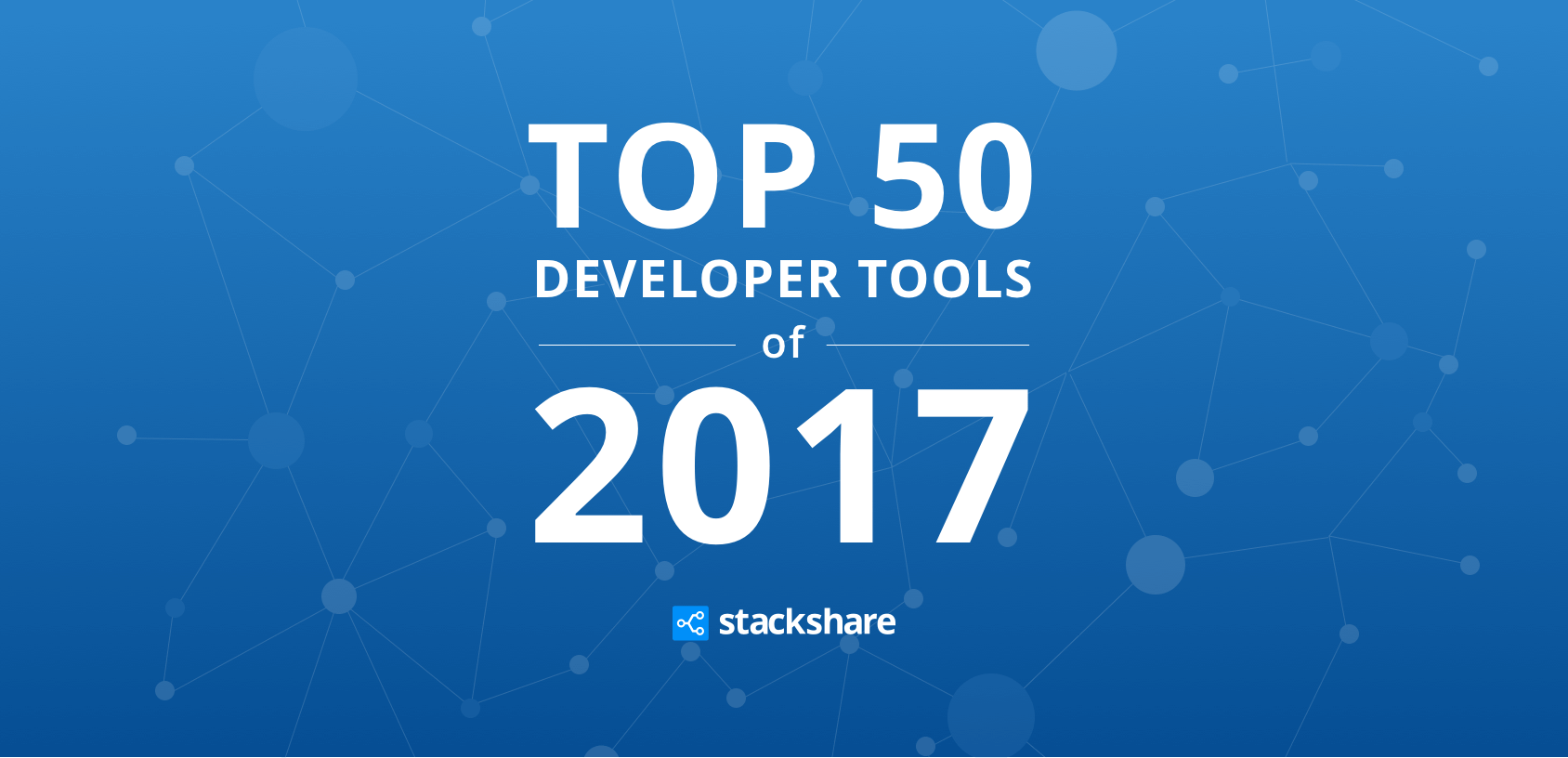 Stackshare top 50 developer tools 2017