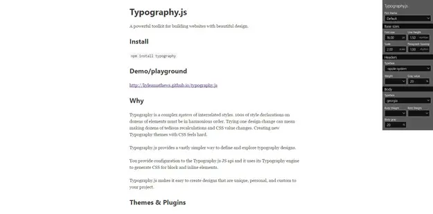 typographyjs 