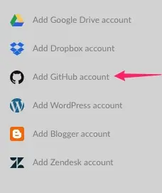 StackEdit Menu